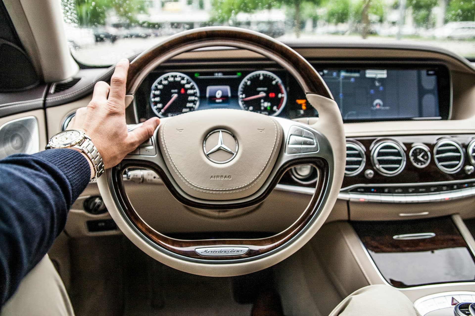 Image of a car[interior] for the home page